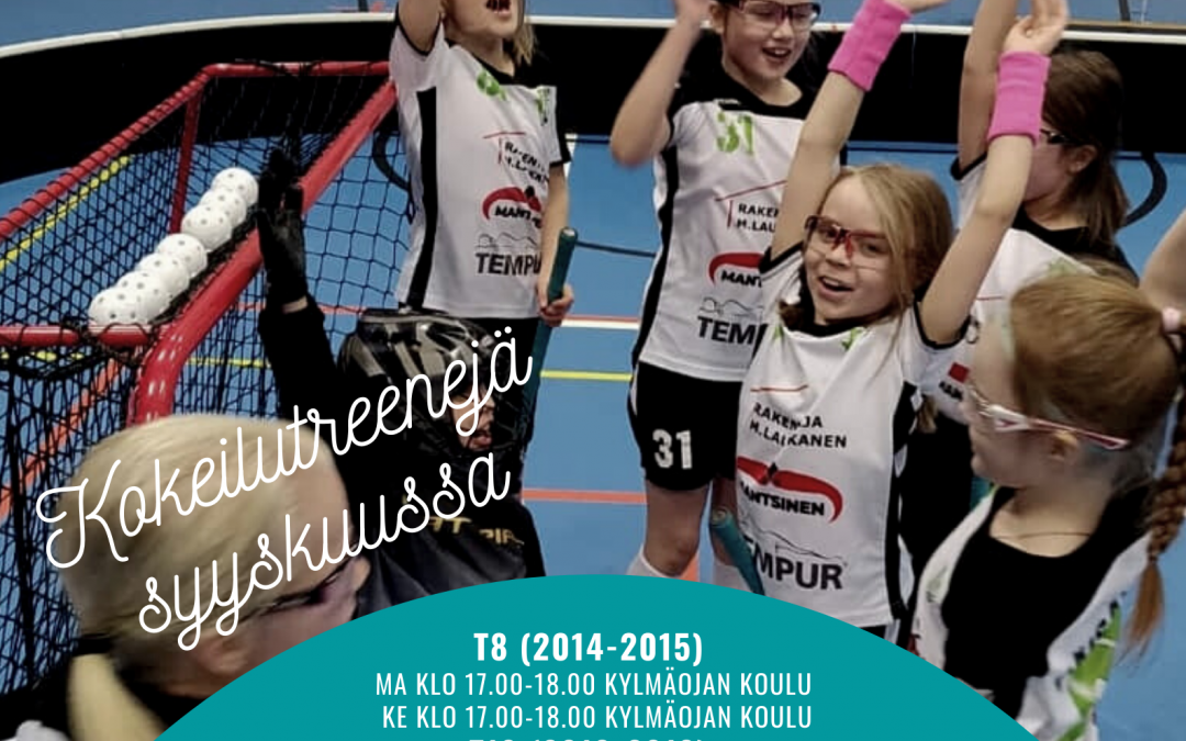 Tyttöjoukkueiden kokeilutreenejä syyskuussa
