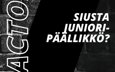 Oletko sinä meidän seuraava tekijä?