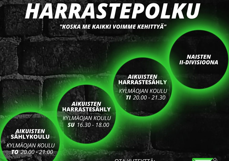 Lähde mukaan aikuisten harrastuspolulle