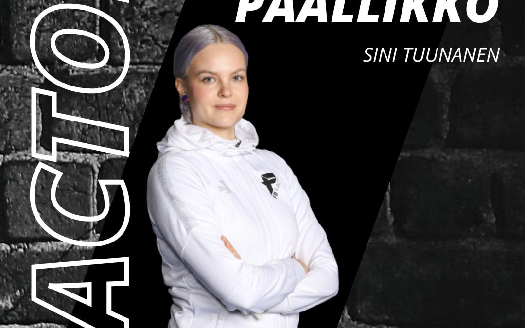 FB Factorin uudeksi junioripäälliköksi on valittu Sini Tuunanen 