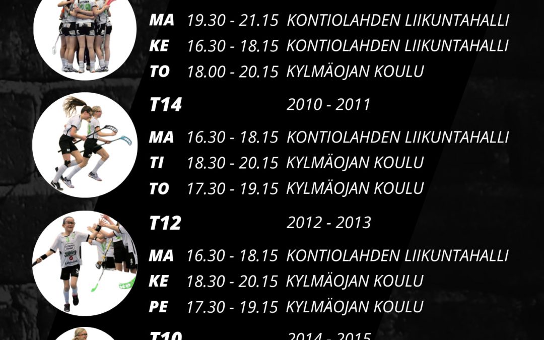 Kokeilutreenejä elokuussa