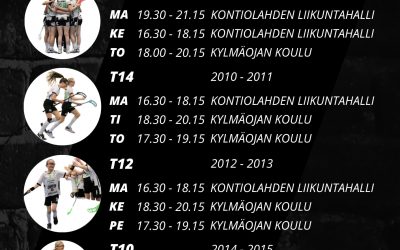 Kokeilutreenejä elokuussa