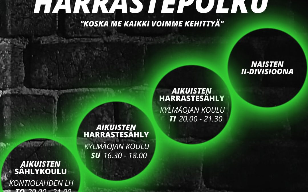 Lähde mukaan aikuisten harrastepolulle