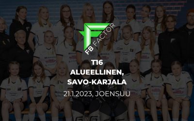 T16 tyttöjen vuoden ekat pelit pelattiin Joensuussa