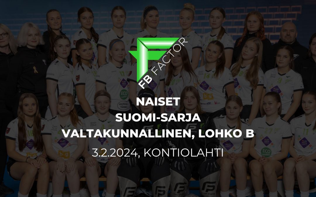 Suomisarjajoukkueelle voitto ja tappio kotiturnauksesta
