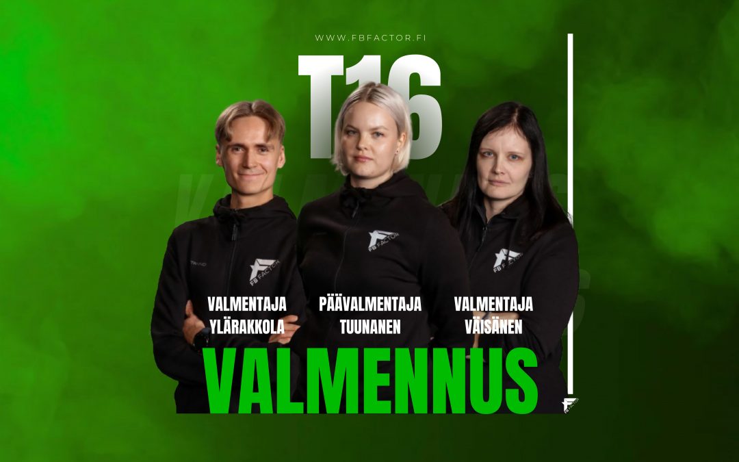 T16 tyttöjen valmennustiimi säilyy samana kuin menneellä kaudella