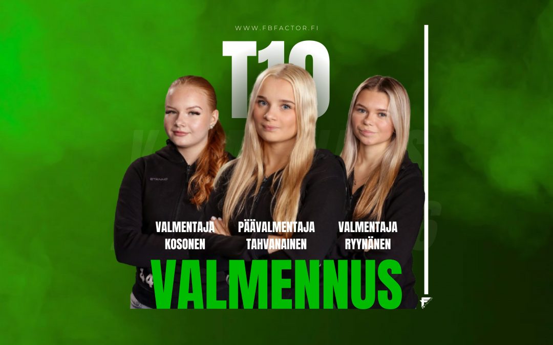 T10 tyttöjen valmennustiimin muodostaa kolme Suomenmestaria