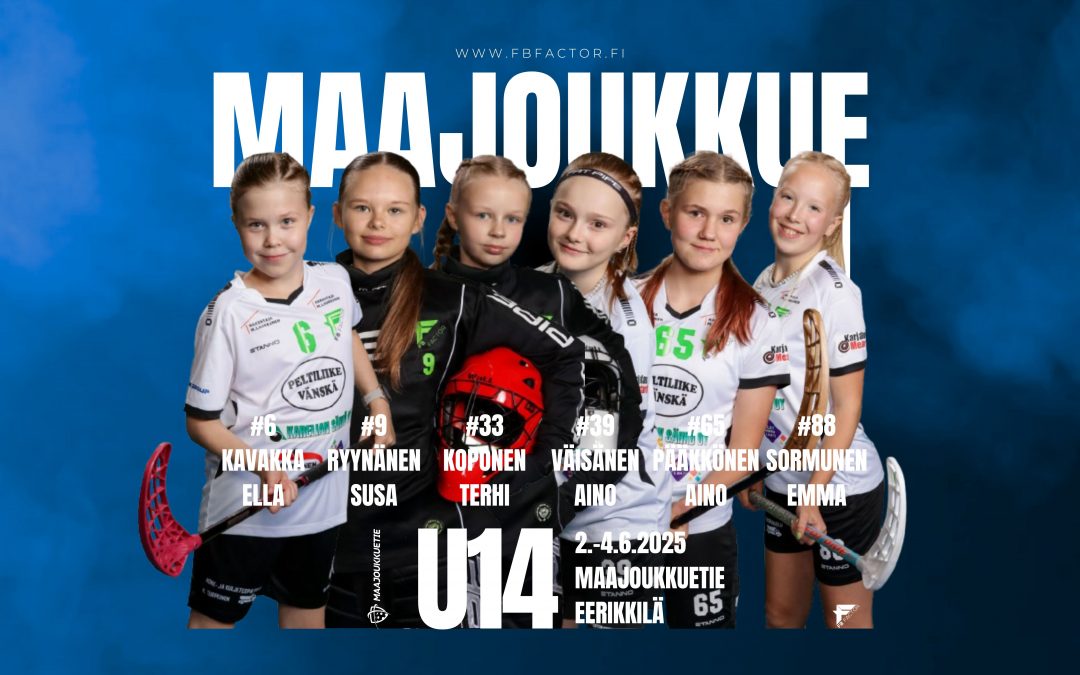 T14 tyttöjen Eerikkilän Maajoukkuetie leirille kutsuttiin kuusi Factorin pelaajaa