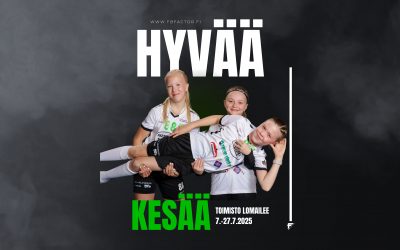 Factorin väki jää kesätauolle 7.-27.7.2025