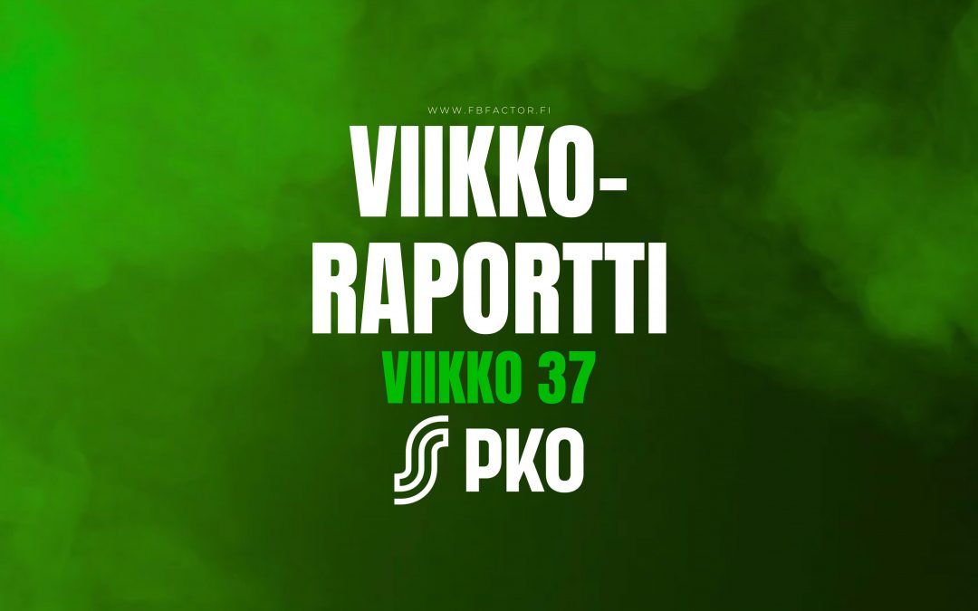 PKO:N Viikkoraportti 37