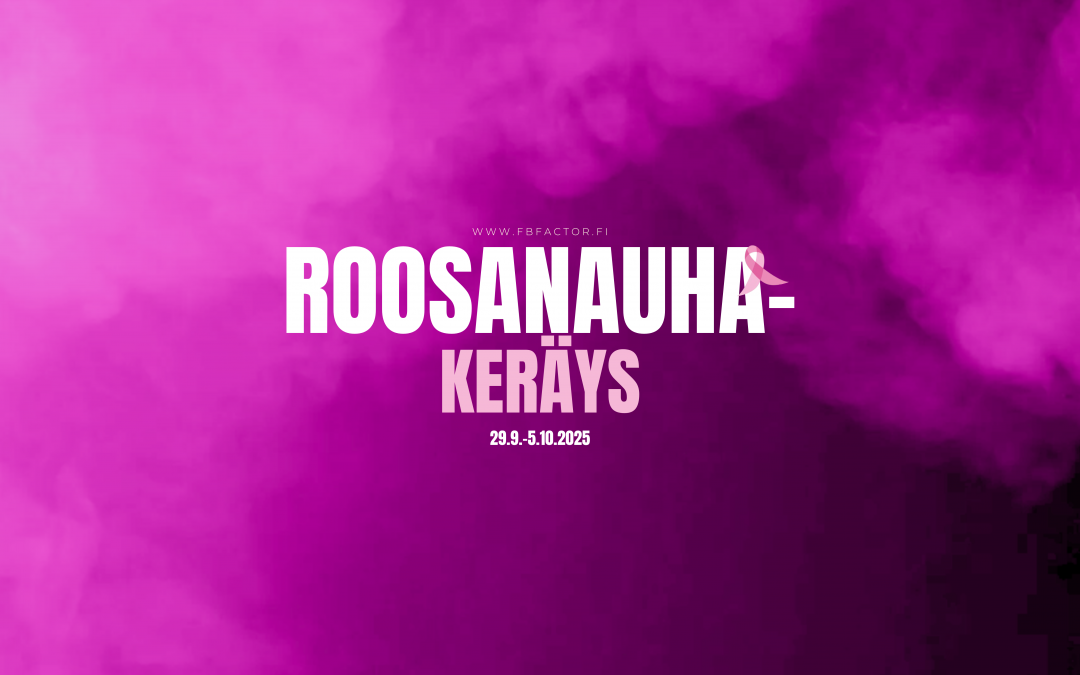 Tällä viikko mennään Roosa nauha teemalla