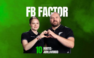 FB Factor täyttää viikonloppuna 10 vuotta